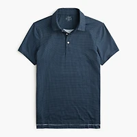 Printed performance polo shirt