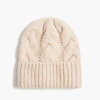 Cable-knit hat