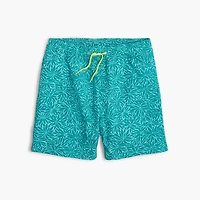 Boys' floral swim trunk