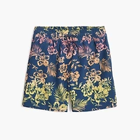 Boys' ombré floral swim trunk