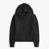 Knit hoodie cloudspun yarn