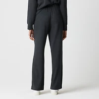 Straight-leg sweatpant cloudspun yarn