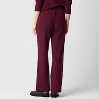 Straight-leg sweatpant cloudspun yarn