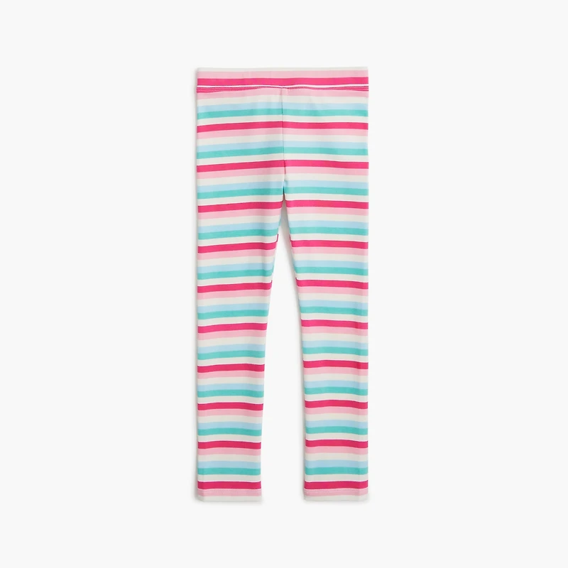 Girls' striped leggings