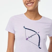 Sagittarius zodiac graphic tee