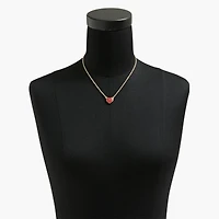 Pavé heart necklace