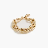 Chunky gold link bracelet