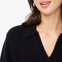 Sweater-polo extra-soft yarn