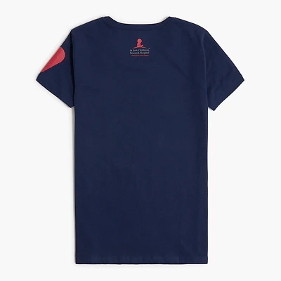 St. Jude heart tee