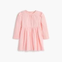 Baby & toddler girls' mixed-media tulle dress