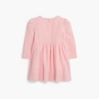 Baby & toddler girls' mixed-media tulle dress