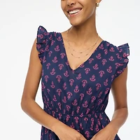 Tie-back beach dress