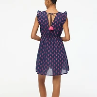 Tie-back beach dress