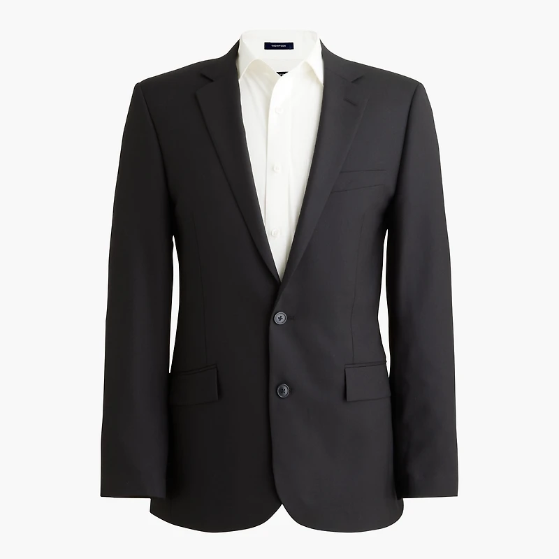 Slim-fit Thompson worsted wool suit jacket