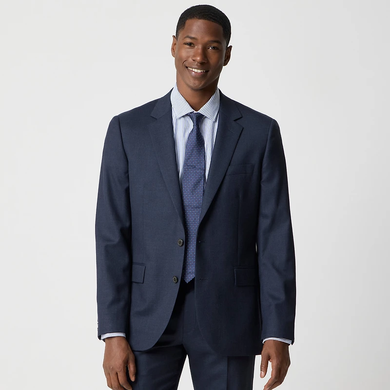 Slim-fit Thompson worsted wool suit jacket