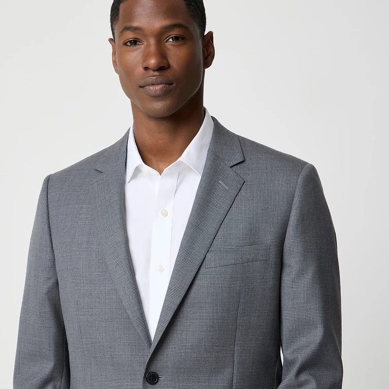 Slim-fit Thompson worsted wool suit jacket