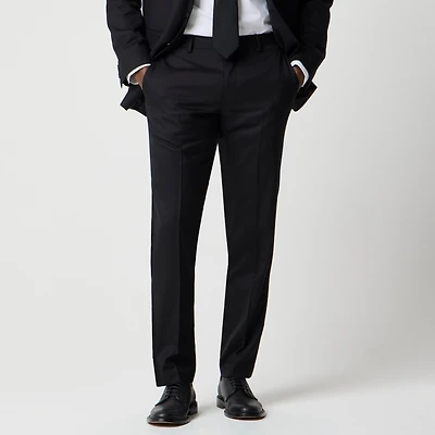 Slim-fit Thompson worsted wool suit pant