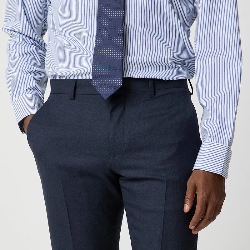 Slim-fit Thompson worsted wool suit pant