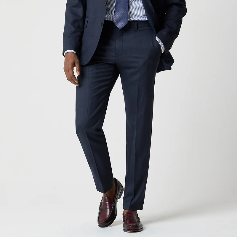 Slim-fit Thompson worsted wool suit pant
