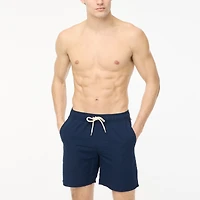 Seersucker 7" swim trunk