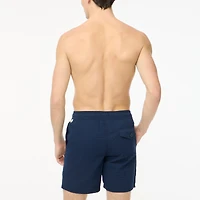 Seersucker 7" swim trunk