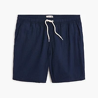 Seersucker 7" swim trunk
