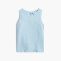 Girls' jersey scoopneck tank top