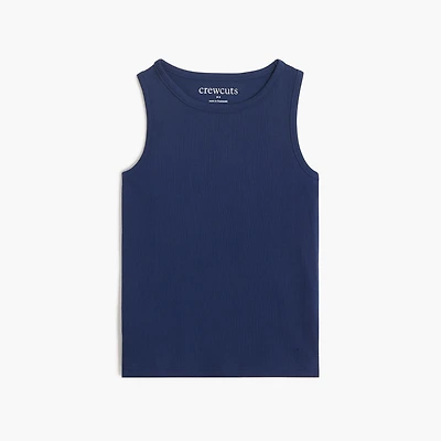 Girls' jersey scoopneck tank top