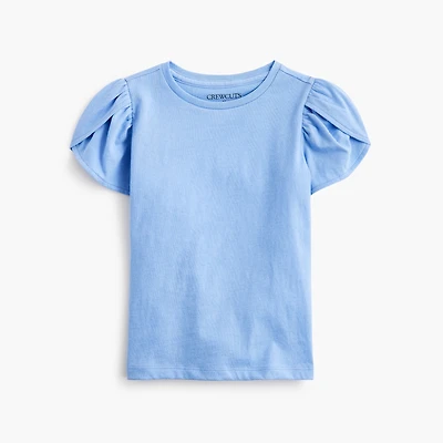 Girls' flutter-sleeve tee
