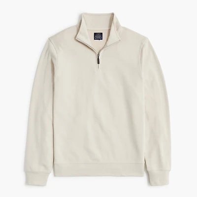 Performance bird's-eye quarter-zip