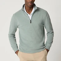 Performance bird's-eye quarter-zip