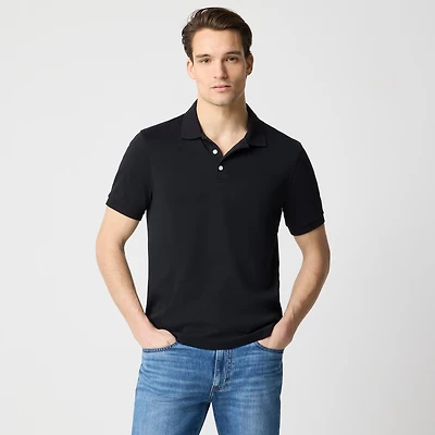 Soft-touch polo shirt