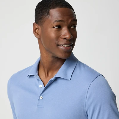 Soft-touch polo shirt