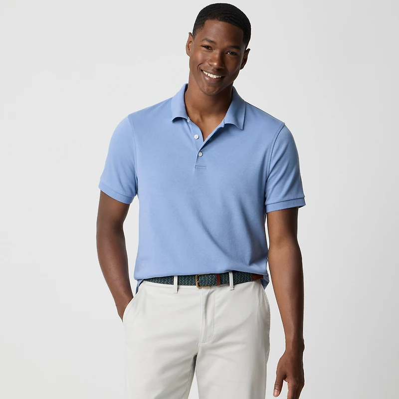 Soft-touch polo shirt