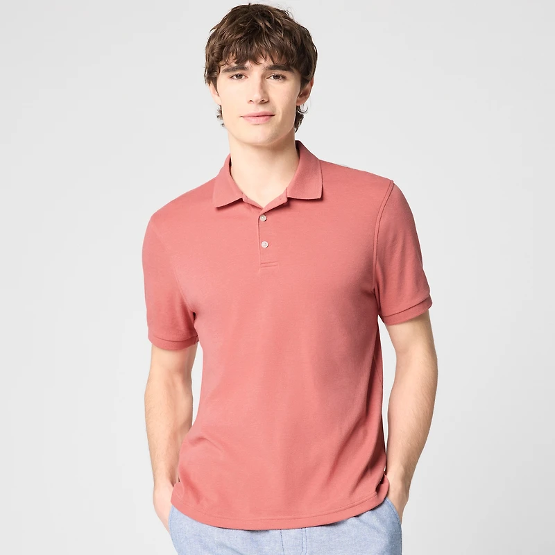 Soft-touch polo shirt
