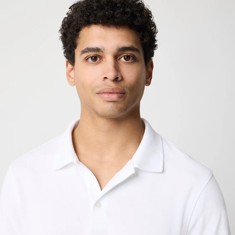 Soft-touch polo shirt