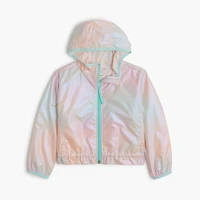 Girls' opalescent windbreaker