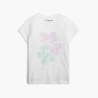 Girls' butterfly graphic tee