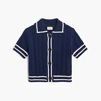 Girls' short-sleeve lady jacket