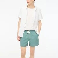 5" seersucker swim trunk