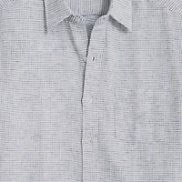 Short-sleeve dobby dot shirt