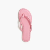 Girls' easy summer flower flip-flops