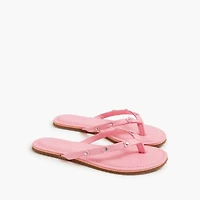 Girls' easy summer flower flip-flops
