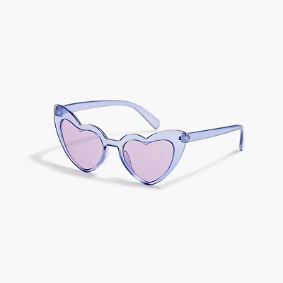 Girls' heart cat-eye sunglasses