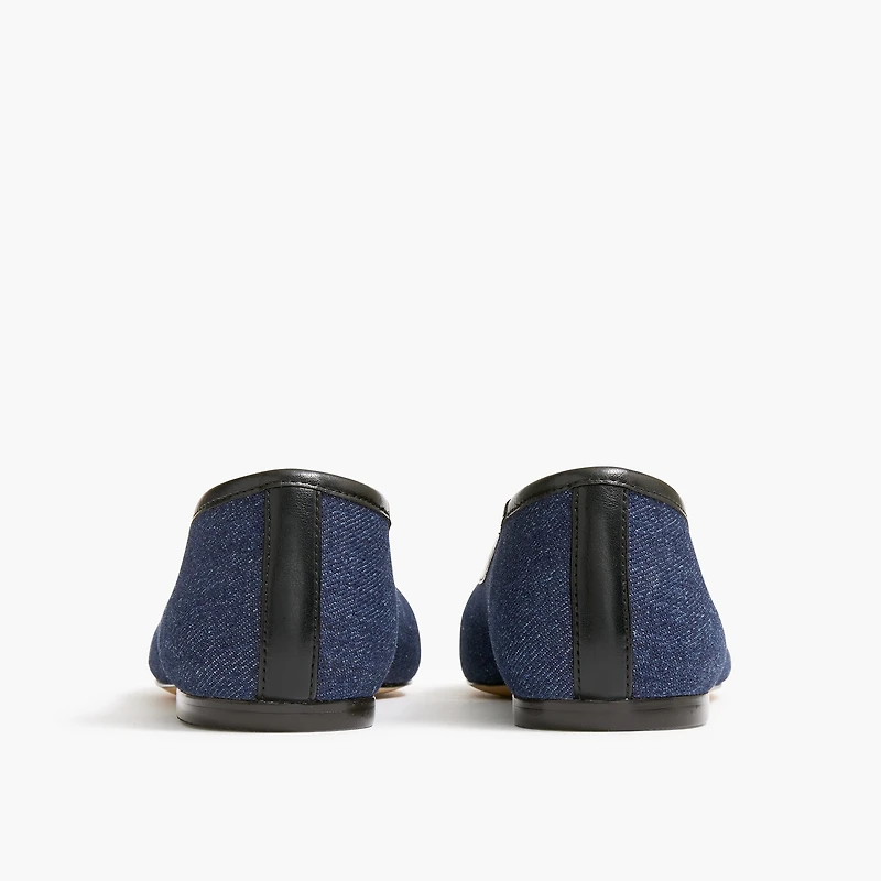 Cap toe ballet flats