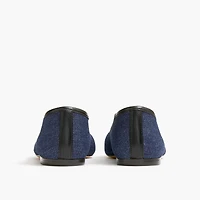 Cap toe ballet flats