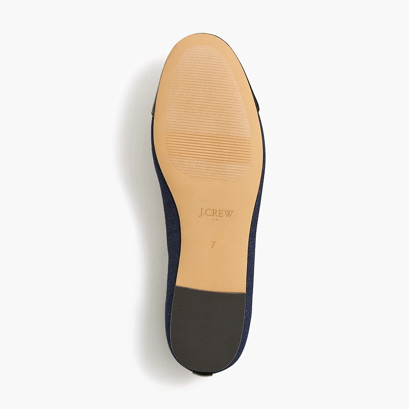 Cap toe ballet flats