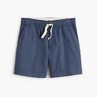 Boys' soft twill drawstring dock short