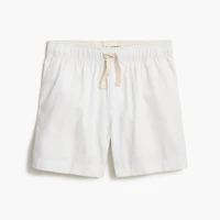 Boys' soft twill drawstring dock short