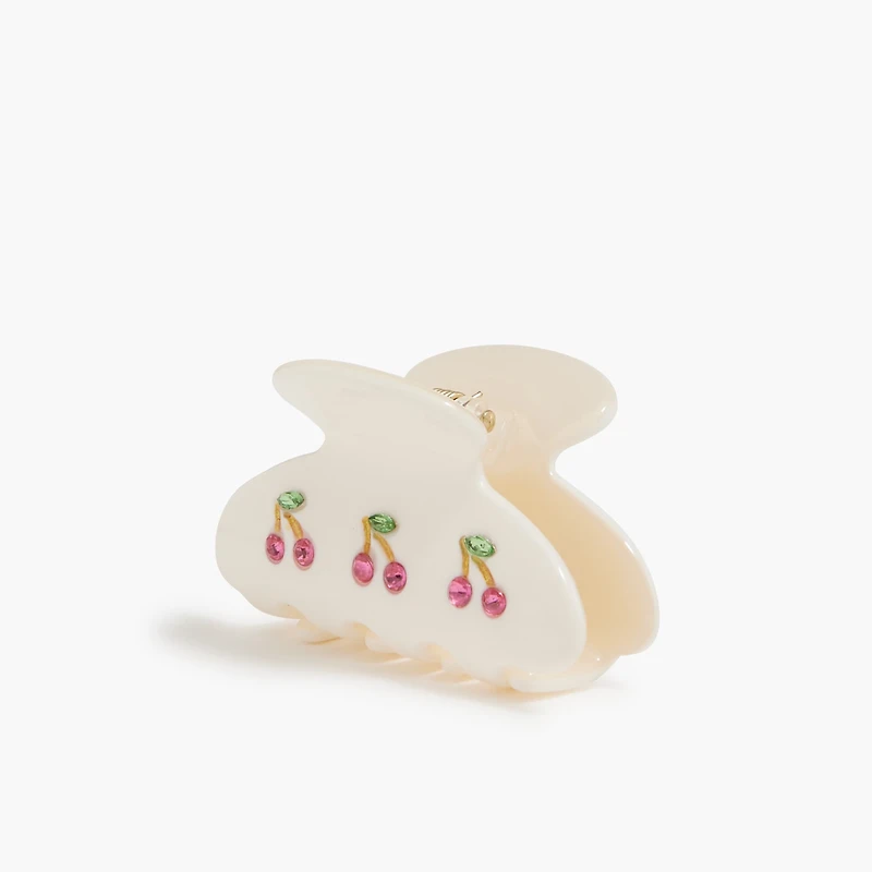 Girls' cherry claw hair clip